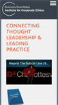 Mobile Screenshot of corporate-ethics.org